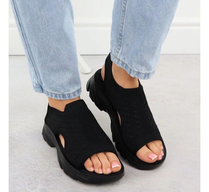 Dámské černé sandály model 21904827 - Potocki