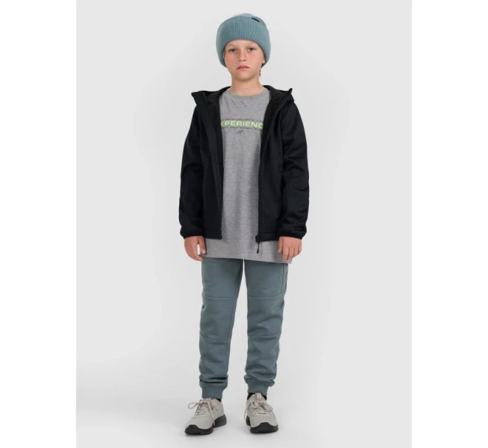 Chlapčenská vetruodolná softshellová bunda s membránou 5000 4F 4FJRAW25TSOFM516-20S Chlapčenská vetruodolná softshellová bunda s membránou 5000 4F 4FJRAW25TSOFM516-20S