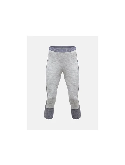 Termonohavice PEAK PERFORMANCE Magic 3/4 Short Johns Wool-blend Baselayer Women, hnedé