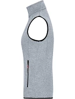 JN Dámská pletená fleecová vesta se stojáčkem 02.0 light grey model 22489639 - Daiber JN Dámská pletená fleecová vesta se stojáčkem 02.0 light grey model 22489639 - Daiber
