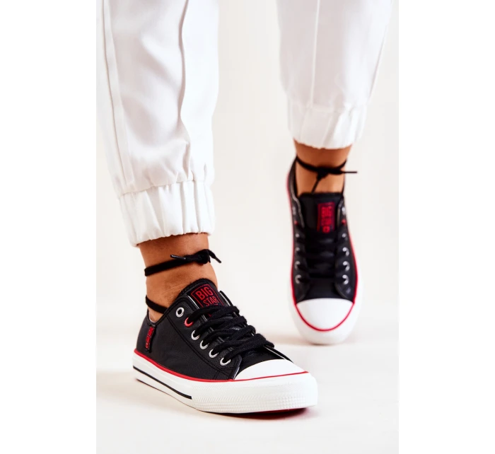 Kožené tenisky BIG STAR model 21571958 Černé - Big Star Shoes
