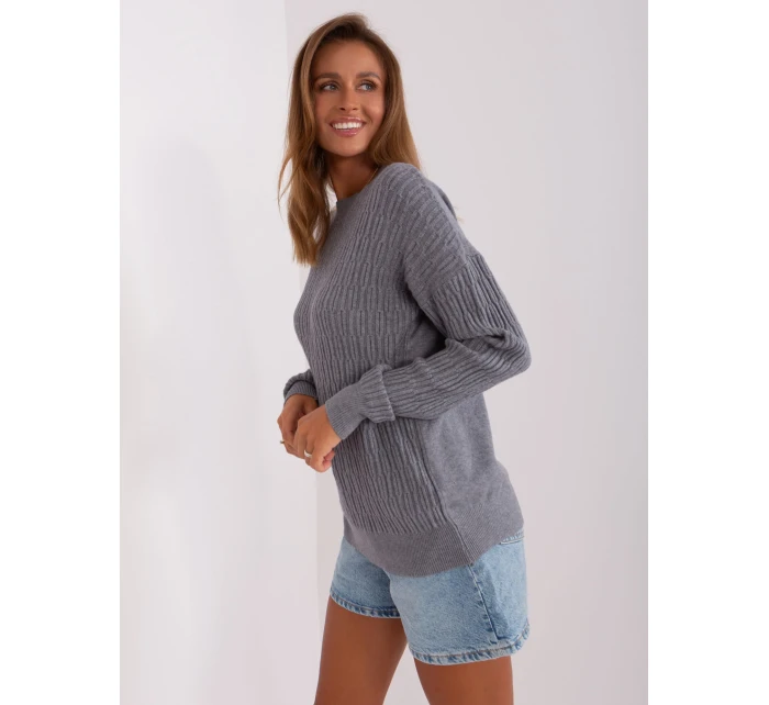 Jumper AT SW 2338.14P tmavo šedá