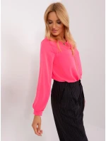 Bluzka EM BZ model 18955413 fluo różowy - FPrice Bluzka EM BZ model 18955413 fluo różowy - FPrice