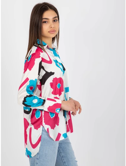 Košeľa LK KS 509016.06 fuchsiová