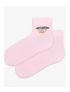 TENKÉ PONOŽKY FARBA 2-6 ROKOV DIEVČATÁ PERLEŤOVÁ RUŽOVÁ 21-23