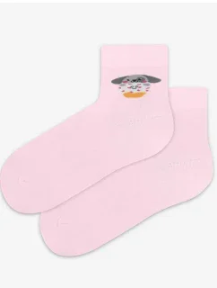 TENKÉ PONOŽKY FARBA 2-6 ROKOV DIEVČATÁ PERLEŤOVÁ RUŽOVÁ 21-23