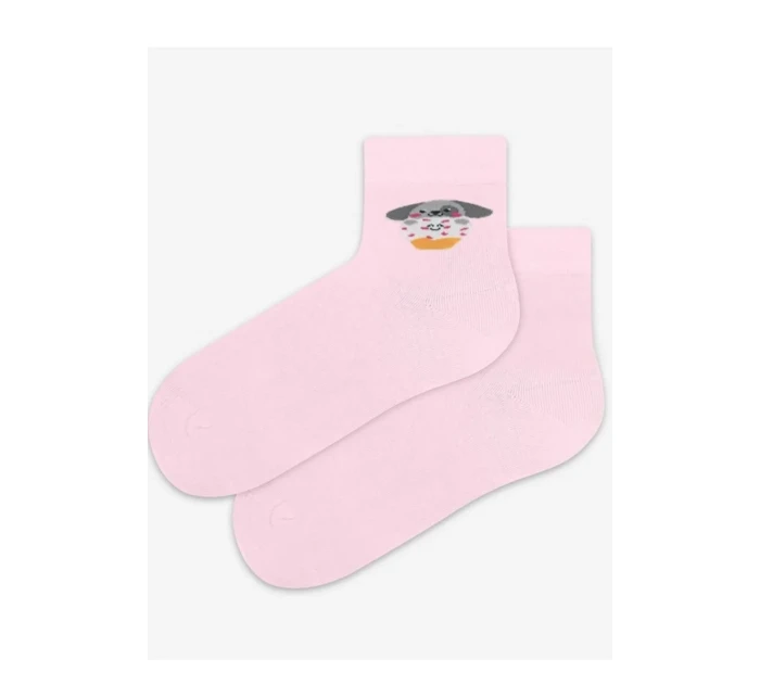 TENKÉ PONOŽKY FARBA 2-6 ROKOV DIEVČATÁ PERLEŤOVÁ RUŽOVÁ 21-23