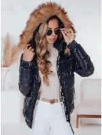 Dámska zimná bunda s kapucňou MELANI navy blue FashionStreet TY4487 Dámska zimná bunda s kapucňou MELANI navy blue FashionStreet TY4487