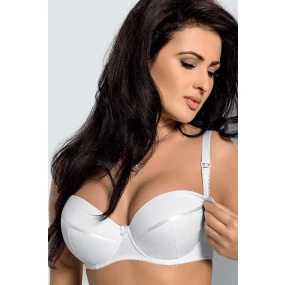 Dámska dojčiace podprsenka MK-01 Ana white - Gorsenia