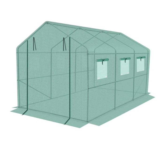 Krycia plachta pre záhradný tunel 200x350x200 cm ZELENÁ