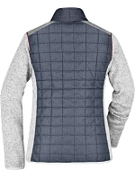JN Dámská pletená hybridní bunda 02.0 light melange/anthracite melange model 22489300 - Daiber JN Dámská pletená hybridní bunda 02.0 light melange/anthracite melange model 22489300 - Daiber