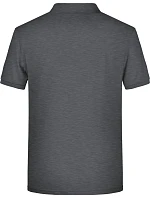 Pánské piqué polo z bio bavlny 02. black heather model 22437785 - Daiber Pánské piqué polo z bio bavlny 02. black heather model 22437785 - Daiber