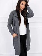 Mikina s kapucňou graphite melange