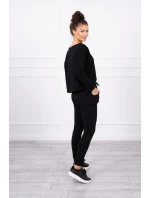 Souprava s oversize model 18744709 černé barvy - K-Fashion Souprava s oversize model 18744709 černé barvy - K-Fashion