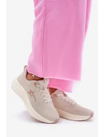 Buty Sportowe Sneakersy Damskie Big Star RR274A145 HI-POLY SYSTEM Beżowe Buty Sportowe Sneakersy Damskie Big Star RR274A145 HI-POLY SYSTEM Beżowe