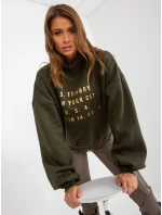 Mikina EM BL model 17802927 khaki - FPrice Mikina EM BL model 17802927 khaki - FPrice