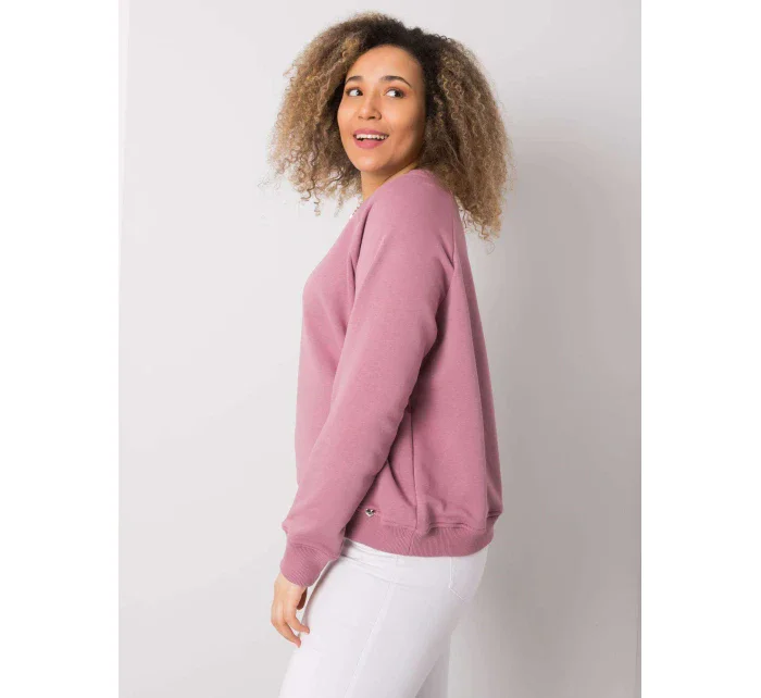 Mikina RV BL 6326.02X tmavo ružová