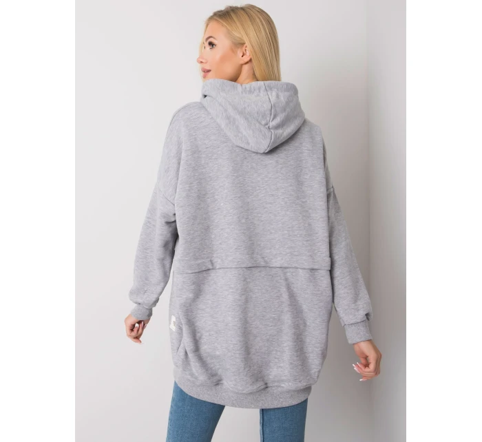 Mikina RV BL 7095.30P sivá