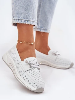 Dámske topánky na platforme 56C2101 White - Artiker