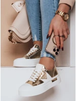 Dámske tenisky na platforme TRENDIS gold FashionStreet ZY0702