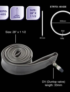 Cyklistická pneumatika 28x1 1/2 DV BICYCLE GEAR