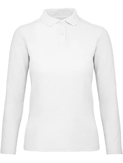 B&C ID.001 LSL /women Dámské piqué polo s dlouhým rukávem model 22421624 white