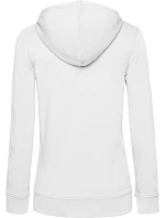 B&C Inspire Zipped Hood /women_° Dámska mikina s kapucňou 01.W36B biela