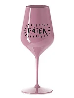 FRIDAY - svetloružový nerozbitný pohár na víno 470 ml