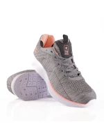 Designové šedo-stříbrné dámské tenisky bez podpatku Designové šedo-stříbrné dámské tenisky bez podpatku