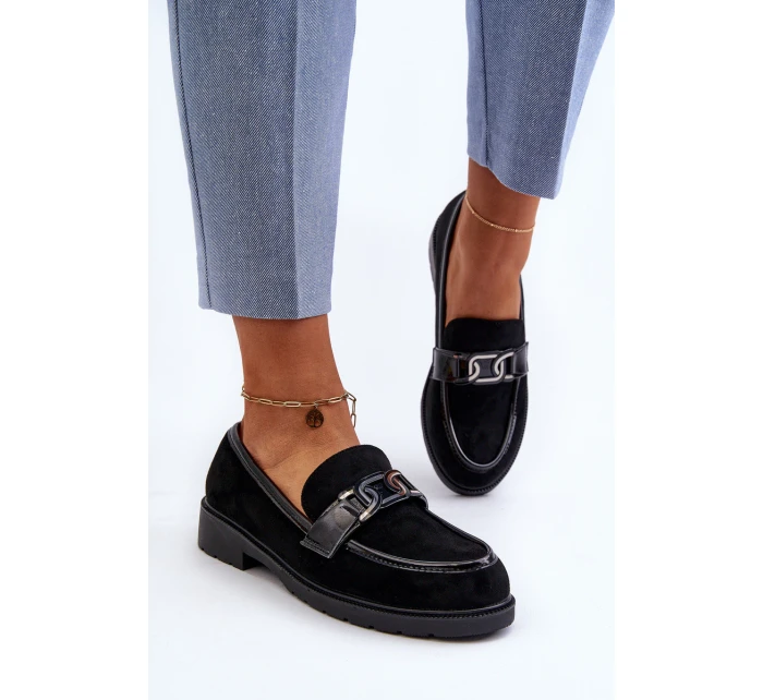 Dámské semišové mokasíny model 21652854 - S.Barski Dámské semišové mokasíny model 21652854 - S.Barski