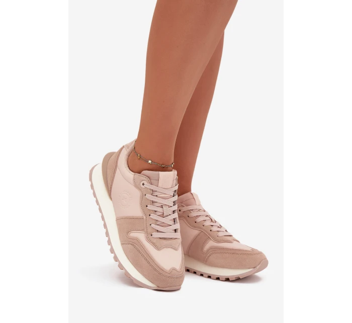 Dámské Kožené Tenisky Big Star model 21705814 HIPOLY SYSTEM Nude - Big Star Shoes