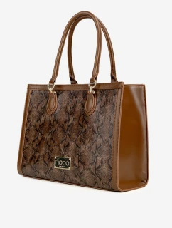 Kabelka vzor  Hnědá model 21711856 - NOBO
