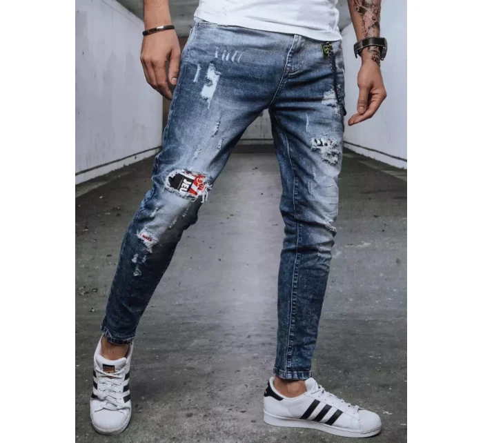 FashionStreet pánske modré džínsové nohavice UX3721