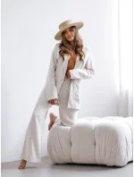 Béžový dámský oblek se model 19673956 - Moon