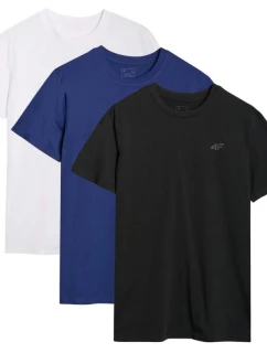 Pánske tričko (SADA 3 tričiek) 4F 3P-SS-4FWMM00TTSHM2256-92S 3PAK