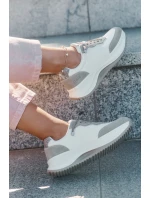 Dámské Semišové Tenisky Na Platformě Big Star model 21693134 HIPOLY SYSTEM Béžové - Big Star Shoes