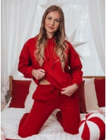 PREMIUM dámská tepláková souprava červená Dstreet model 21982251 - FashionStreet