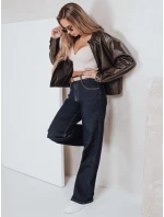 Dámské džíny s širokými nohavicemi tmavě modré Dstreet model 21992549 - FashionStreet Dámské džíny s širokými nohavicemi tmavě modré Dstreet model 21992549 - FashionStreet