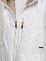 Dámská prošívaná přechodová bunda bílá Dstreet model 21996006 - FashionStreet