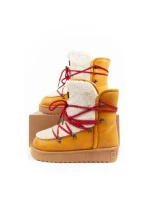 D.Franklin Snowshoes Dámske zimné módne kožušiny zateplené Mustard Women's