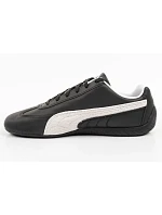 Puma – pánské sportovní boty Speedcat, černé kožené, módní tenisky Puma – pánské sportovní boty Speedcat, černé kožené, módní tenisky