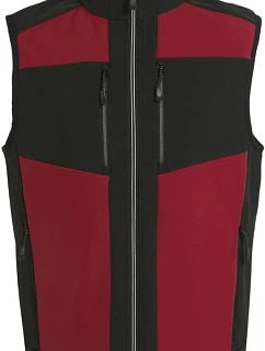 Regatta TRA 907 2-vrstvová softshellová vesta „E-volve“ 36.A907 classic red/black