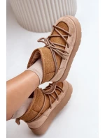 Sněhule S Na Platformě Hnědé model 21676659 - Boto