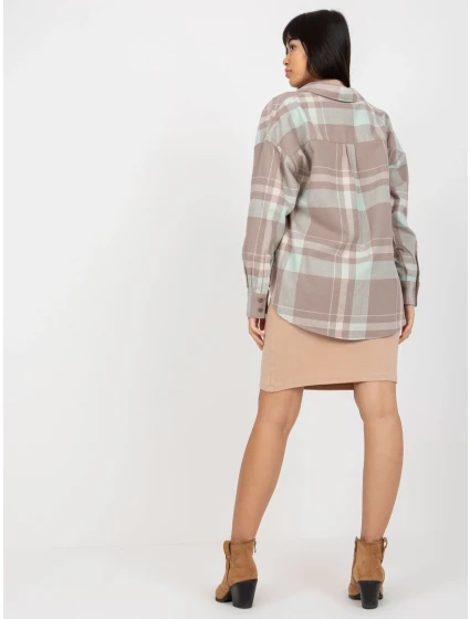 Košeľa D71720W11085A tmavá lila