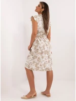 Šaty DHJ SK 5095.21 biele béžové