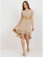 Šaty DHJ SK 8358.19 béžové