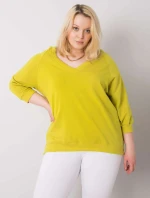 Blúzka RV BL 6295.03X limetkovo zelená