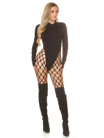 Sexy síťované punčocháče černé model 20904445 - In-style Fashion Sexy síťované punčocháče černé model 20904445 - In-style Fashion