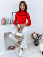 Dámský svetr NOAH červený Dstreet model 21964220 - FashionStreet Dámský svetr NOAH červený Dstreet model 21964220 - FashionStreet