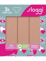 sloggi GO Crush High leg C3P - BROWN - SLOGGI BROWN - SLOGGI